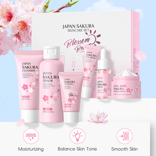 Sakura Skincare Six-Piece Set
