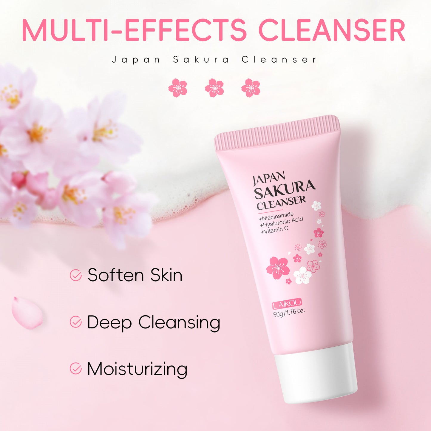 Sakura Facial Cleanser
