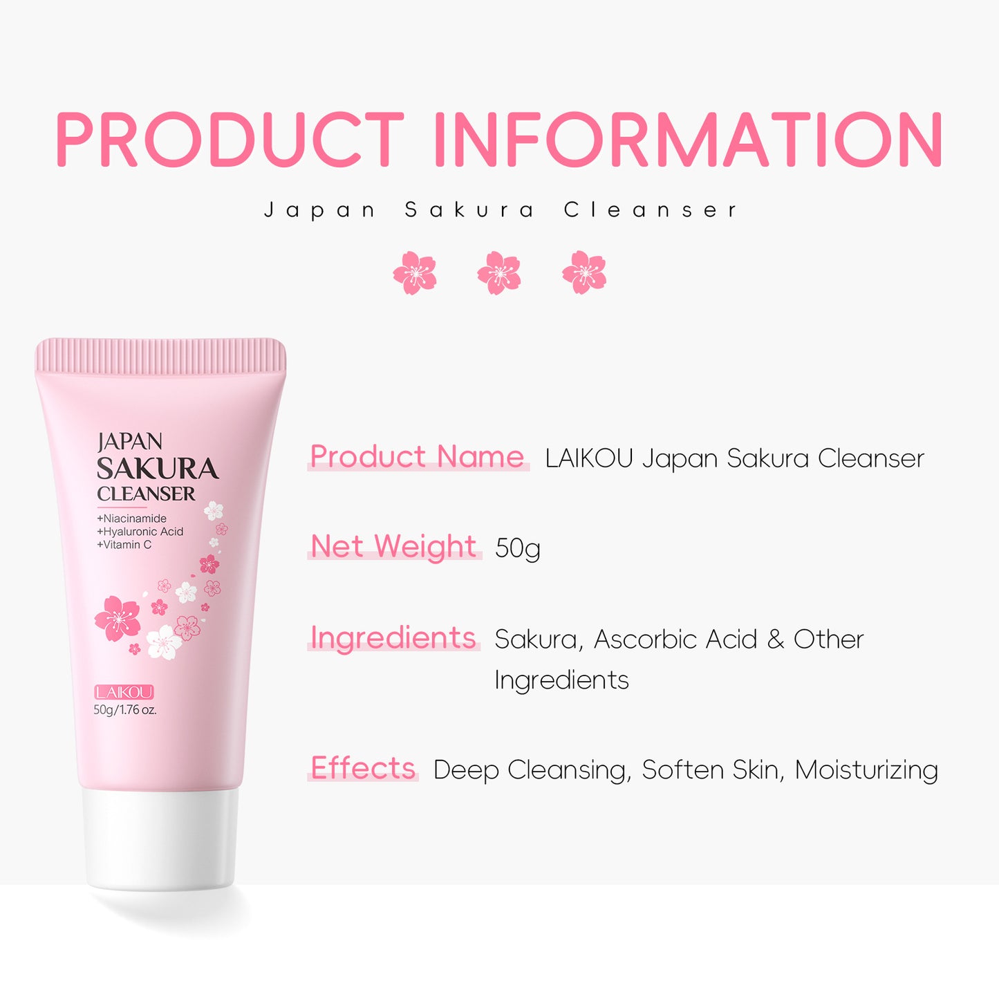 Sakura Facial Cleanser