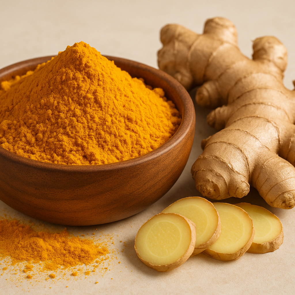 Turmeric powder with ginger